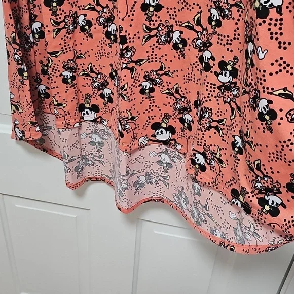 LulaRoe Disney Women's Pink Mickey Mouse Dress - Picture 6 of 8